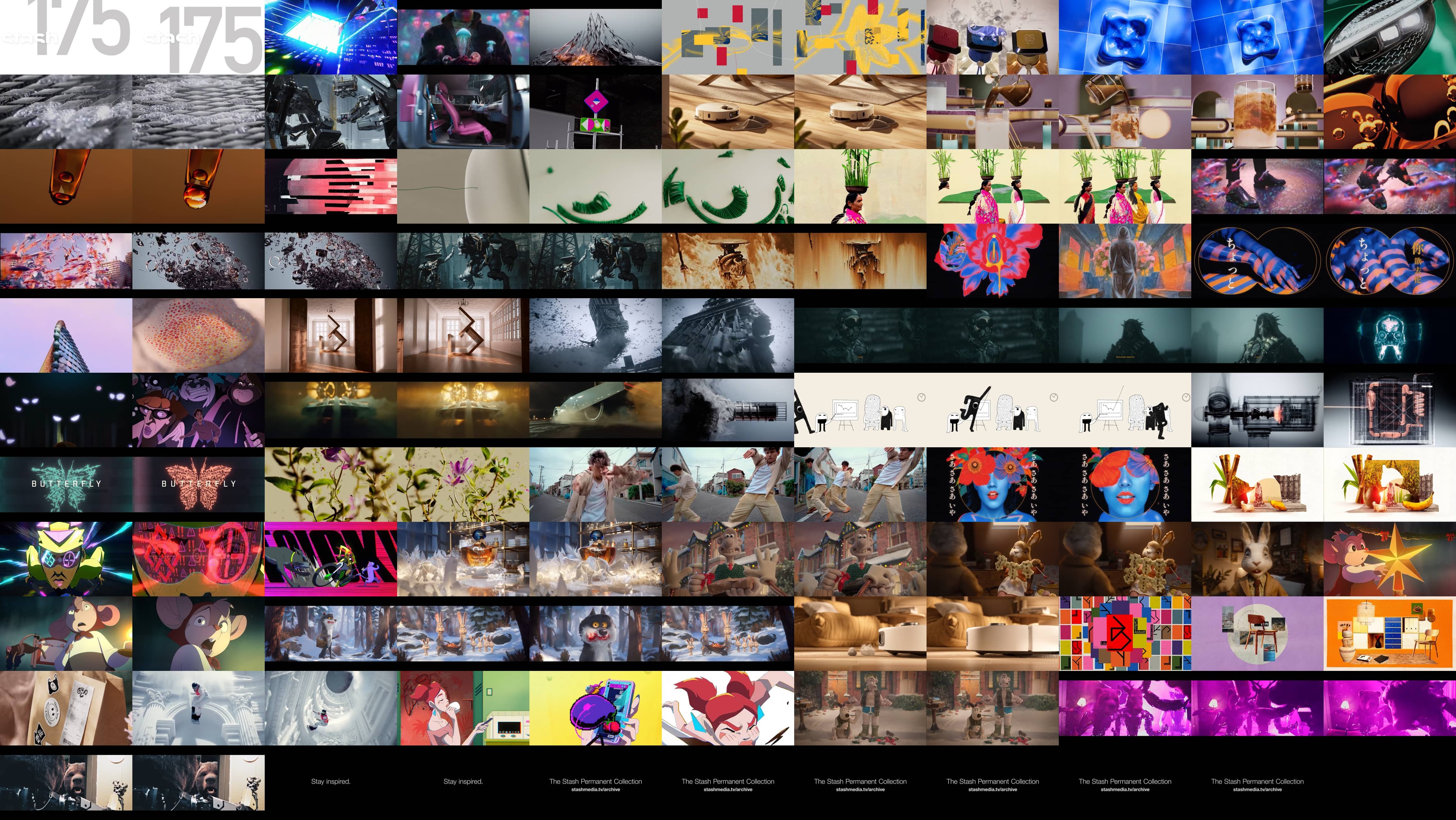 Stash 175期创意广告动画设计参考短片合集 设计灵感参考片下载