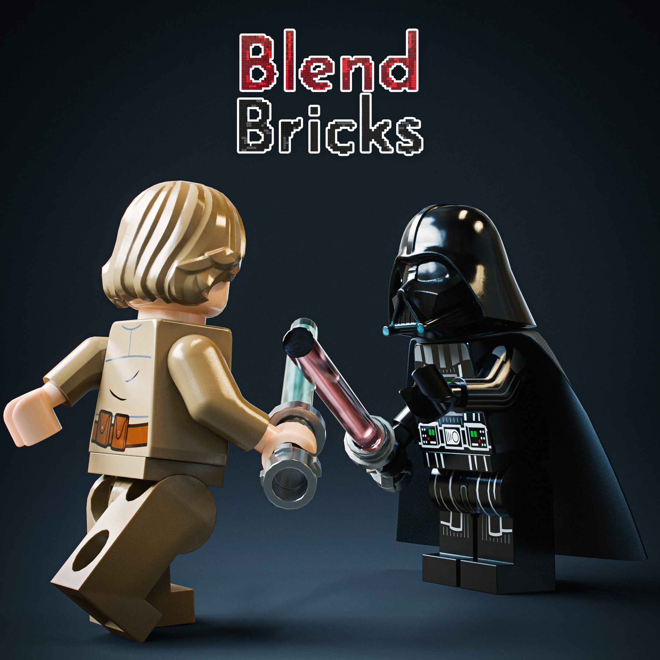 Blender三维乐高积木玩具模型资产预设 Blendbricks V2.2