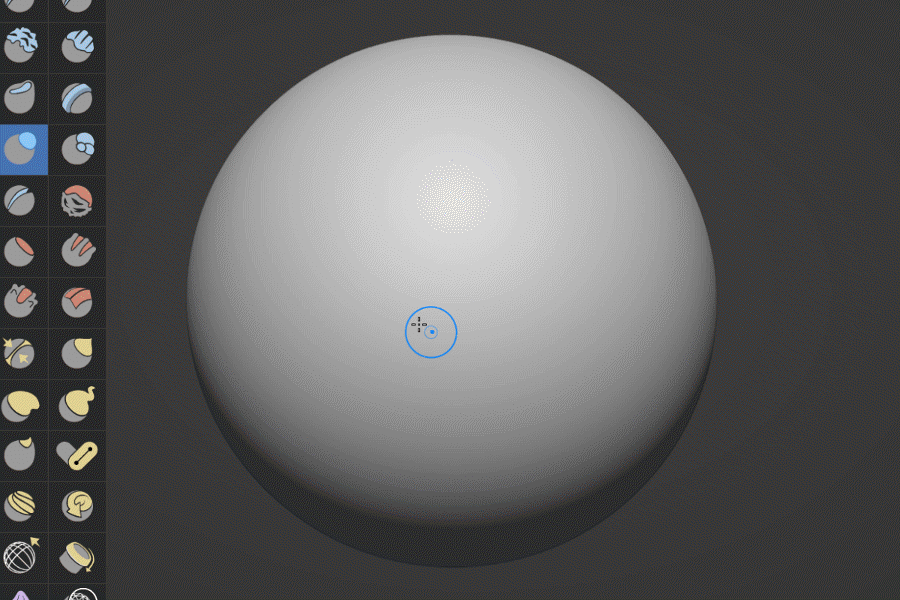 Blender高质量皮肤岩石木材雕刻笔刷资产预设 Sculptors Toolbox – Ultimate Brushes | Ultimate Collection Skin_01.gif