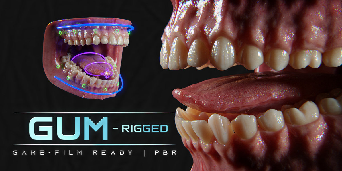 Blender/八猴超写实人类牙龈口腔绑定游戏3D模型 Ultra-Realistic Gum – 8K Pbr image_processing20260218-2-jz6vl3.jpg