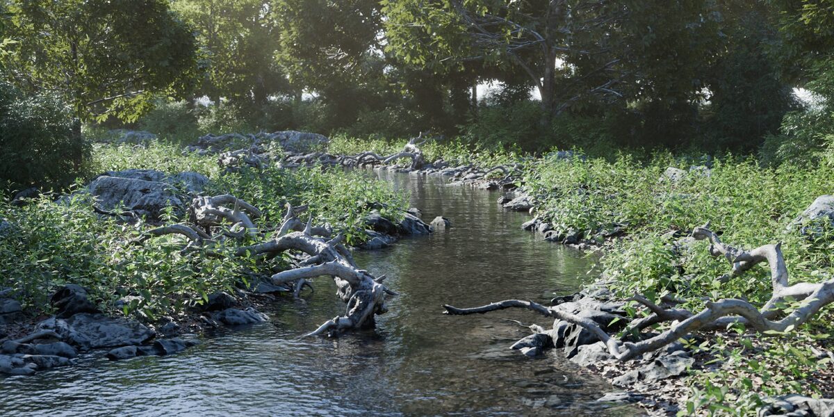 Blender绘制生成程序化河流小溪插件 Baga River Generator V2.2 image_processing20250526-2-9sgx2f.jpg