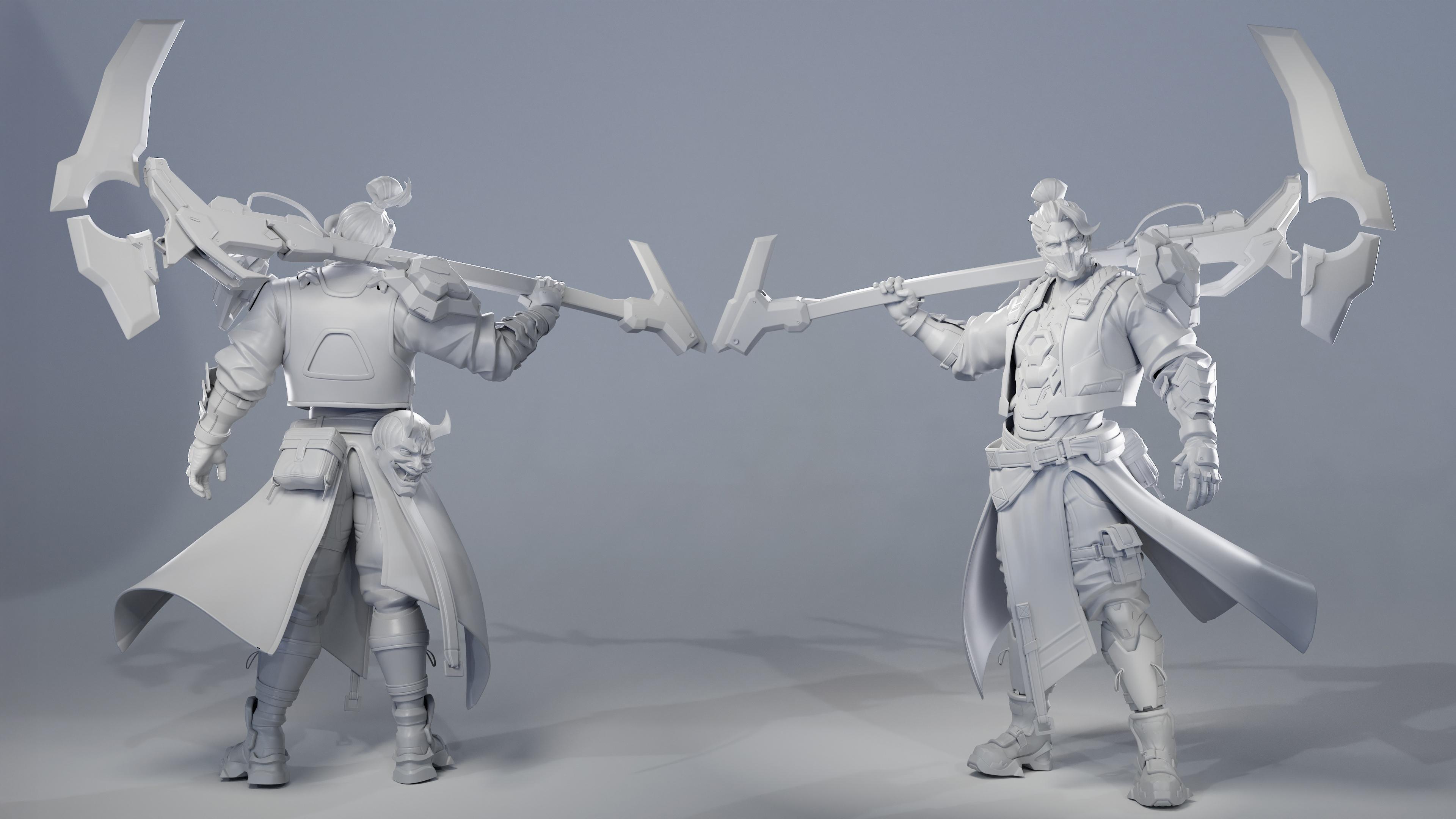 中英文字幕-ZBrush游戏次世代科幻人物高精度角色模型雕刻细化建模教程+工程文件 Creating sci-fi stylized high poly characters in Zbrush 4f27416b.jpg