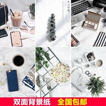 Marble background paper ins wind photography props food phot