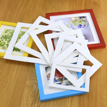 Photo frame lined framed picture frame square 7 inch 8 10 inch 12 16 inch 18 20 24 card paper hanging wall Table 28