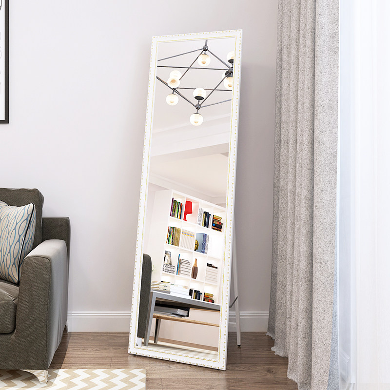 European type full body mirror home for girls bedroom girls audition clothes landing mirror small household rental room special mirror