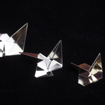 Japanese original stainless steel enamel triangle bracket suit