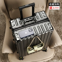 Текстурированный серый [сумка + водонепроницаемость + двойной замок с паролем] Заклепки алюминиевой рамы утолщены и усилены, прочны и долговечны.