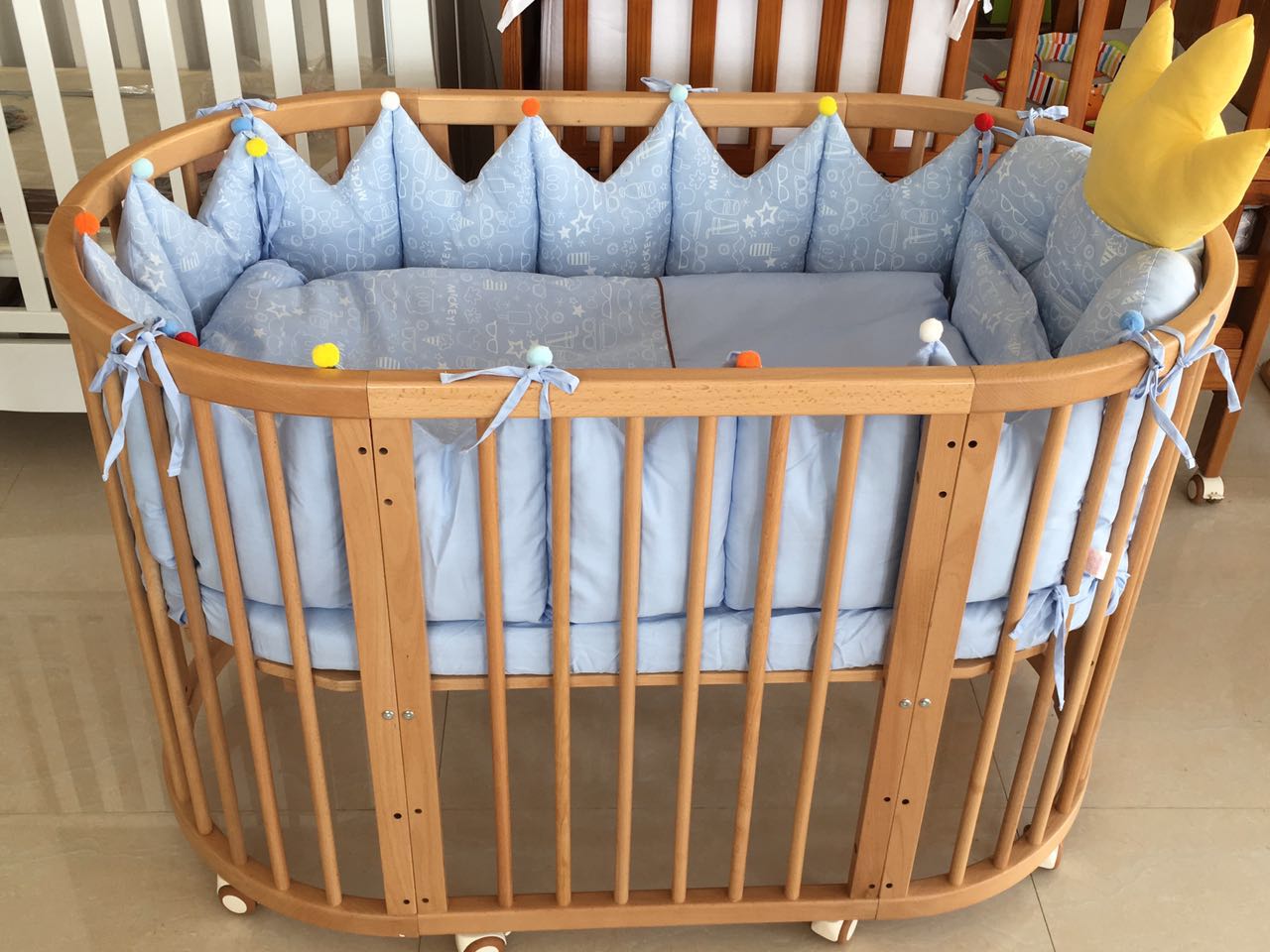 baby round bed
