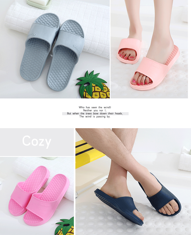 Nhà mùa hè từ kéo dép chống trượt nhà phòng tắm dép nhựa không thấm nước dép khách sạn và dép nam nữ dép đẹp nam