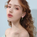 Серьги, клипсы, стиль, серебро 925 пробы