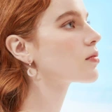 Модные серьги, асимметричные клипсы, серебро 925 пробы, золото 14 карат, изысканный стиль