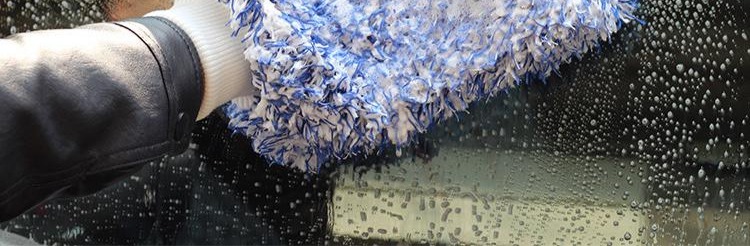 Rửa xe găng tay len sang trọng hai mặt chenille làm sạch găng tay dày san hô cộng với nhung cung cấp dụng cụ rửa xe - Sản phẩm làm sạch xe chổi rửa xe ô tô thông minh tự xoay