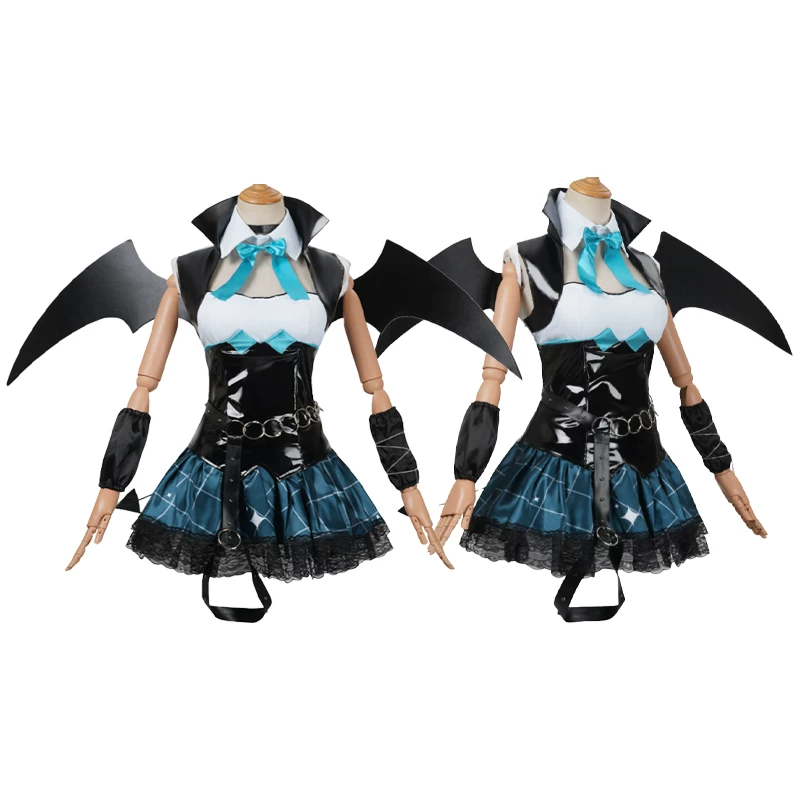 Косплей-костюм Hatsune Miku набор «Енотик» с крыльями, стиль little devil 2D, размеры S–XXL