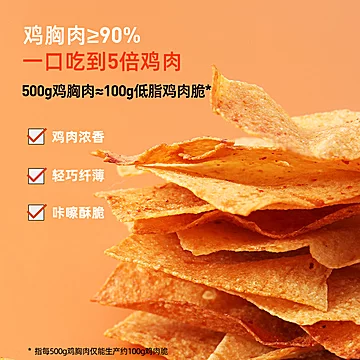 薄荷健康！低脂鸡肉脆30g*6袋[20元优惠券]-寻折猪