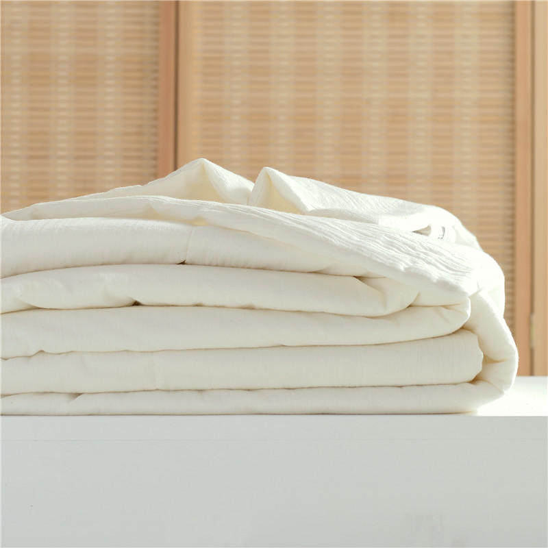 Class A non-staining Four Seasons Quilt Core Soybean Fiber Summer Spring Autumn Winter Quilt by Toddler Child Students Single Summer Cool Quilt