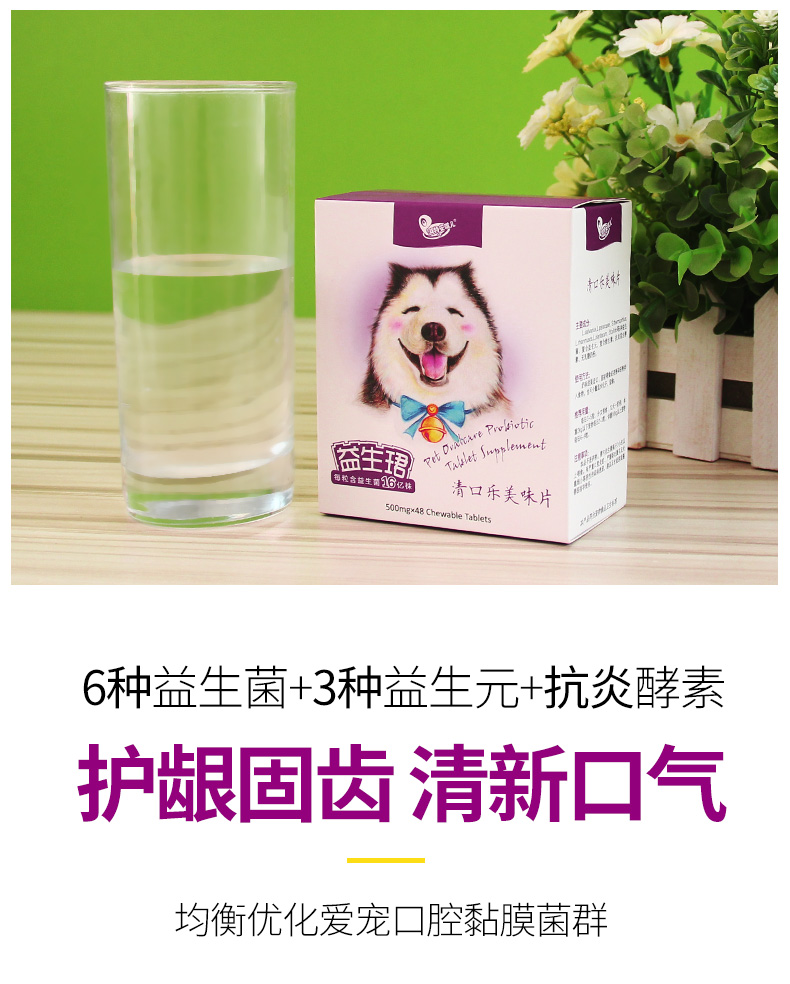 Pet chó mèo súng hôi miệng probiotic tiêu chảy khó tiêu hóa và nôn tartar - Cat / Dog Medical Supplies Dụng cụ thú y giá sỉ