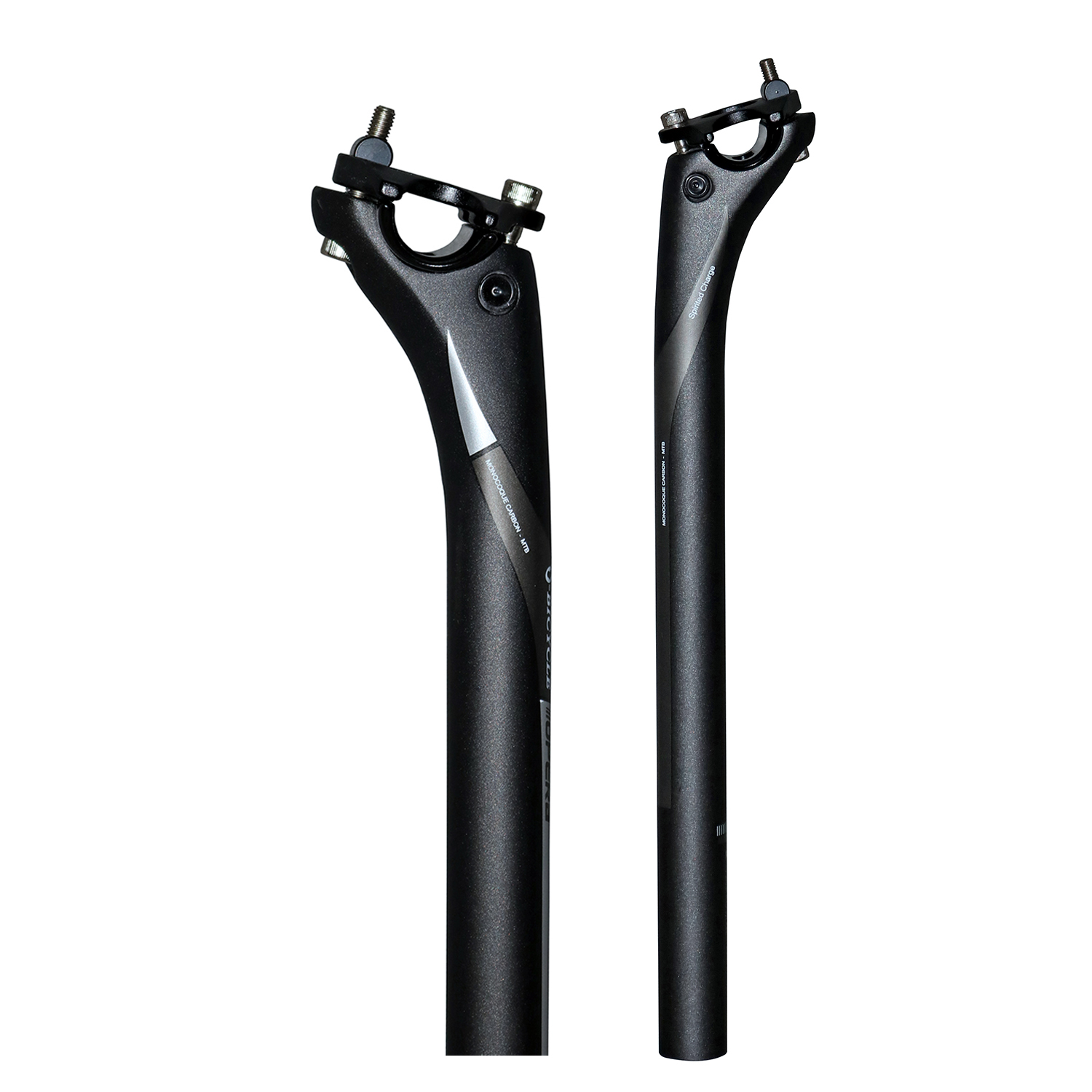 opera grey silver full carbon fiber mountaineering car road bike seat tube seat pole rear floating sitting pole