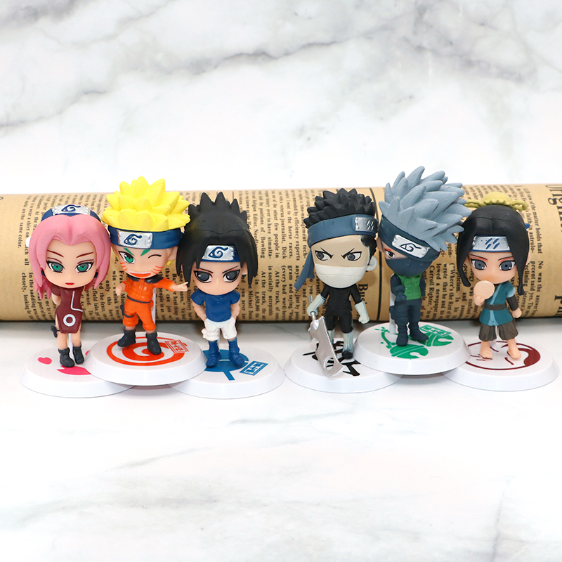 Naruto doll decoration 6 Q version Naruto Naruto hand-made toys cake decoration car decoration