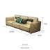 Hậu hiện đại sofa phòng khách nhỏ gọn nhẹ sang trọng da Italia sẵn sàng 1 + 2 + 3 Hồng Kông đồ nội thất mang phong cách kết hợp 4 người - Ghế sô pha Ghế sô pha