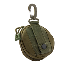 Simple solid color waist hanging coin purse key bag carry-on mini portable coin bag earphone bag card storage bag