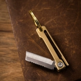 Латунный брелок, мужская маленькая портативная подвеска