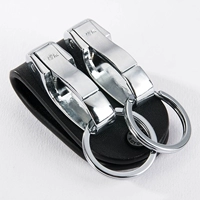 Черная кожаная пряжка