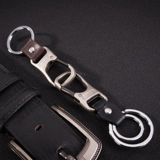 Классический кожаный креативный брелок, подвеска, ключи от машины