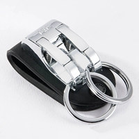 Черная кожная пряжка