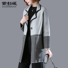 Одежда для дам 妈妈2020新款中老年青中年大码女装春胖人女春秋薄款针织衫外套
