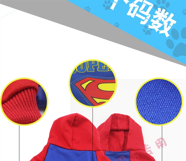 Mùa xuân và mùa hè siêu anh hùng áo len thú cưng trang phục chó - Quần áo & phụ kiện thú cưng quan ao cho meo