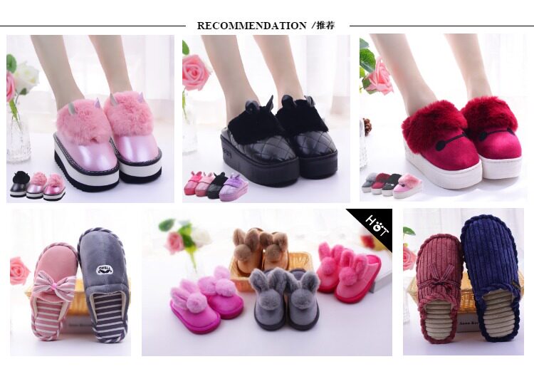 Pantoufles enfants en coton - semelle caoutchouc - Ref 1010328 Image 9