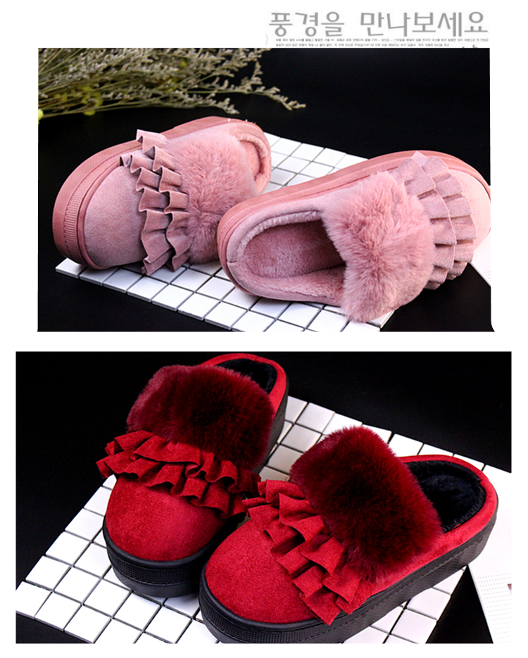 Giày Mao Tuo của phụ nữ mùa đông Giày cao gót đế dày có đế dày của phụ nữ dép gucci nữ đẹp