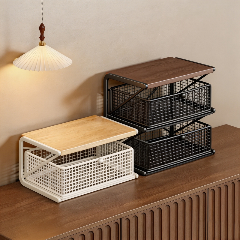 Desktop Storage Rack Coffee Machine Cup Holder Dining Table Cabinet Snack Kitchen Seasoning Desk Drawer-Type Storage Rack Desktop Storage Rack Coffee Machine Cup Holder Dining Table Cabinet Snack Kitchen Seasoning Desk Drawer-Type Storage Rack