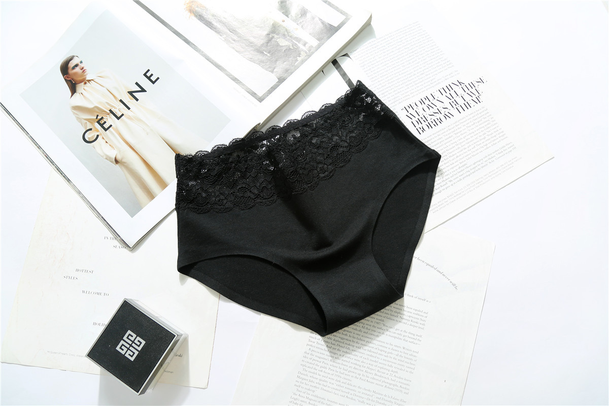 Mùa thu và mùa đông mới eo cao liền mạch đồ lót một mảnh cotton nữ tóm tắt ren Nhật Bản 0826 quần lót nữ cho người béo