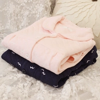 ! Đàn ông và phụ nữ đi biển cotton cotton mềm mại dài tay quần dài đôi mẫu đồ ngủ phù hợp với mùa thu đông đồ bộ mặc nhà cao cấp