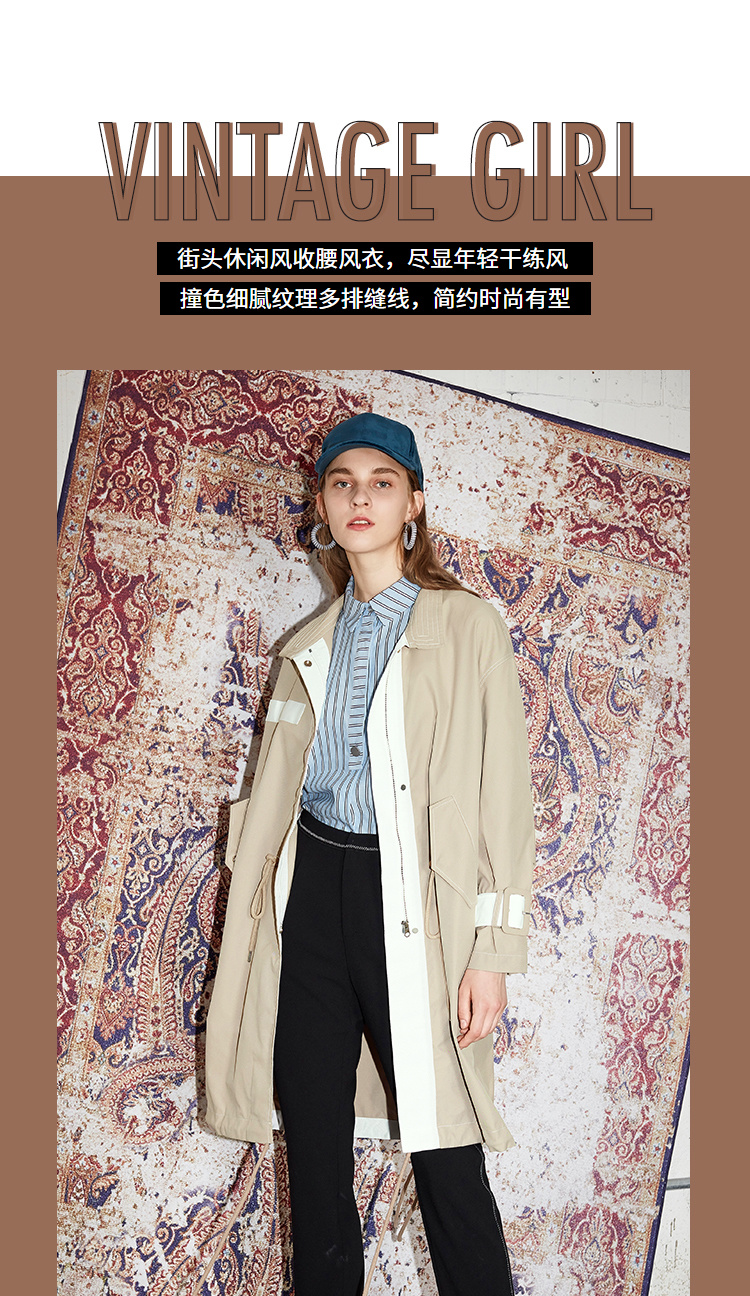 Trench pour femme EICHITOOH  en Polyester - Ref 3226499 Image 7