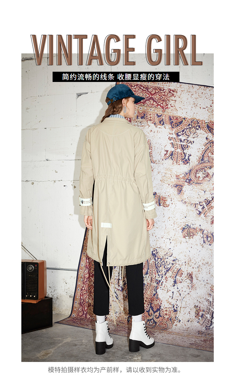 Trench pour femme EICHITOOH  en Polyester - Ref 3226499 Image 19