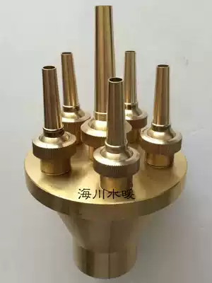 1 inch 1 5 inch 2 inch 2 5 inch 3 inch copper center straight up nozzle landscape Fountain Nozzle pool nozzle