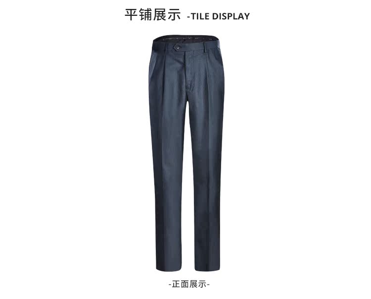 Fushun 2018 mới xuân hè hè quần tây trung tính quần tây công sở nam giản dị thường xuyên quần rộng phù hợp với quần 01 quần tây nam ống suông