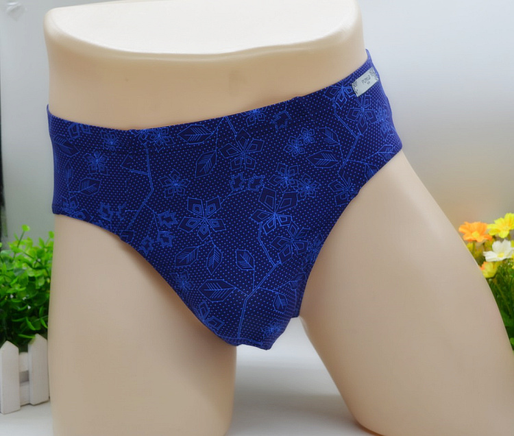 2 hộp Fu Ni chính hãng cho nam mát mẻ mát mẻ bằng sợi microfiber băng lụa thời trang 0598 quần sịp nam