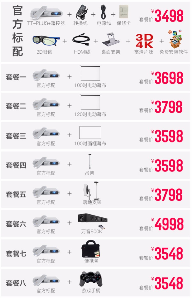 Thần vẽ TT-PLUS máy chiếu kinh doanh di động văn phòng thông minh 1080p không dây Điện thoại di động Apple Android với màn hình huyền thoại HD nhà máy chiếu 3D nhỏ và vừa cao cấp