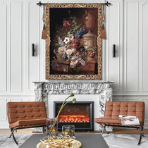 Phoenix Art Tapestry American woven imported gorgeous flower series European classical tapestry woven hanging painting wall decoration