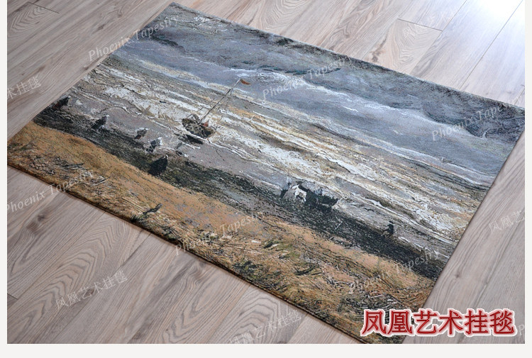 Гобелен 凤凰艺术挂毯 梵高名画欧式提花壁毯 古典ins大挂布客厅卧室背景 Phoenix Art tapestries