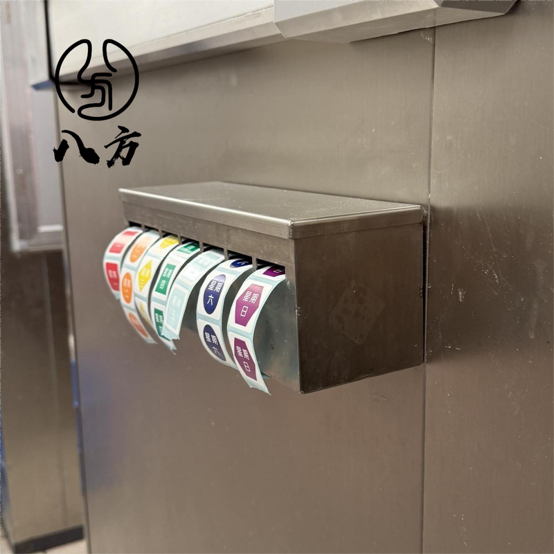 Suitable for Mccann Restaurant Colorful Time Strip Storage Box, Taco Clock Time Paper Positioning Box, Colorful Label Paper, Bafang