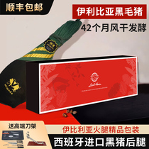 Spanish imported Iberian ham green label ready-to-eat raw black pig black hoof whole leg hind leg whole front leg