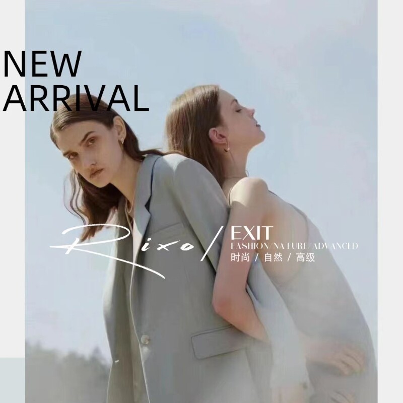 Rixo Exit French-Style Spring and Autumn New High-End Pleated Short Skirt Two-Piece Casual Commuter Suit Dress — تصویر 1