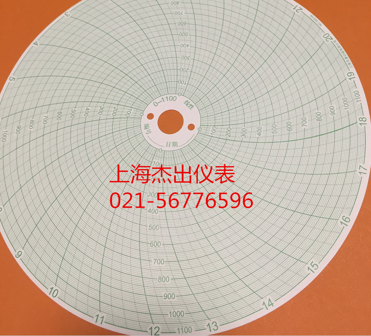 Linear disc circular heat treatment temperature pressure instrument recording paper 0-1100 1200 3801W 5645