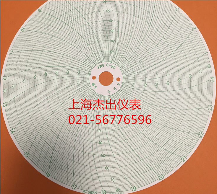 XWG Disc Round Heat Treatment Pressure Temperature Meter Recording Paper 0-80 0-160 ° C NO 3900 5753-Taobao