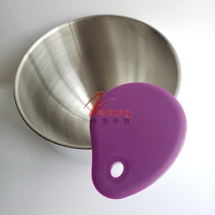 Food silicone - resistant high temperature baking one - shaft tool cake cream soft silicone scraper