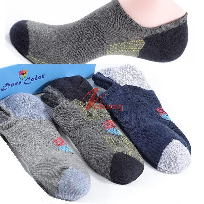 Foreign trade AMAZON bamboo fiber cotton socks Short socks Stealth socks Deodorant Suction sweat Sport Short-cylinder Summer low Help socks